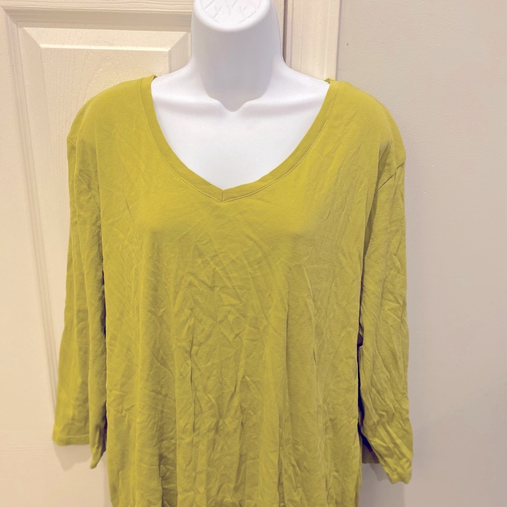 Bright Green St. John’s Bay 3xl blouse